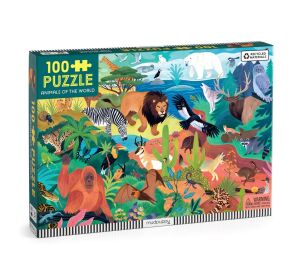 Mudpuppy Animals of the World Puzzle100 pieces